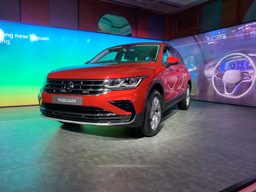 Volkswagen Tiguan Facelift India Launch Highlights Price