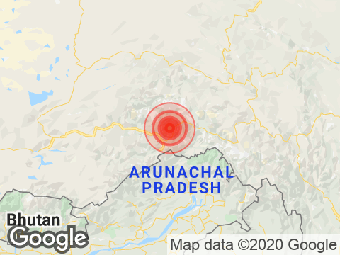 4.3 Magnitude Earthquake Strikes Near Arunachal Pradesh's Pangin