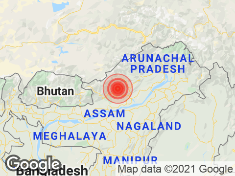 Magnitude 3.5 Earthquake Strikes Near Itanagar In Arunachal Pradesh