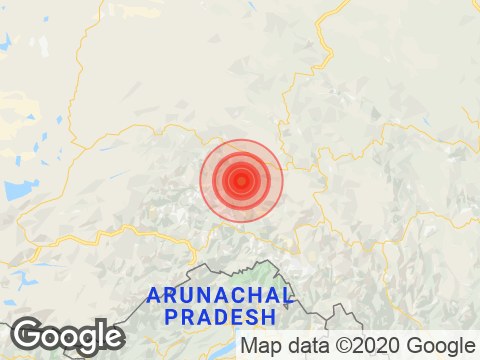 4.5 Magnitude Earthquake Strikes Near Arunachal Pradesh's Pangin