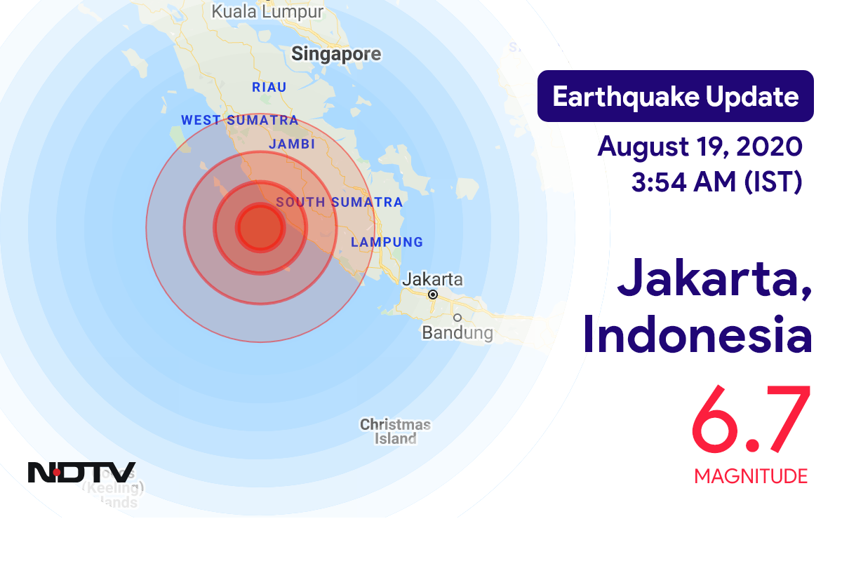 6.7 Earthquake Strikes Near Jakarta In Indonesia