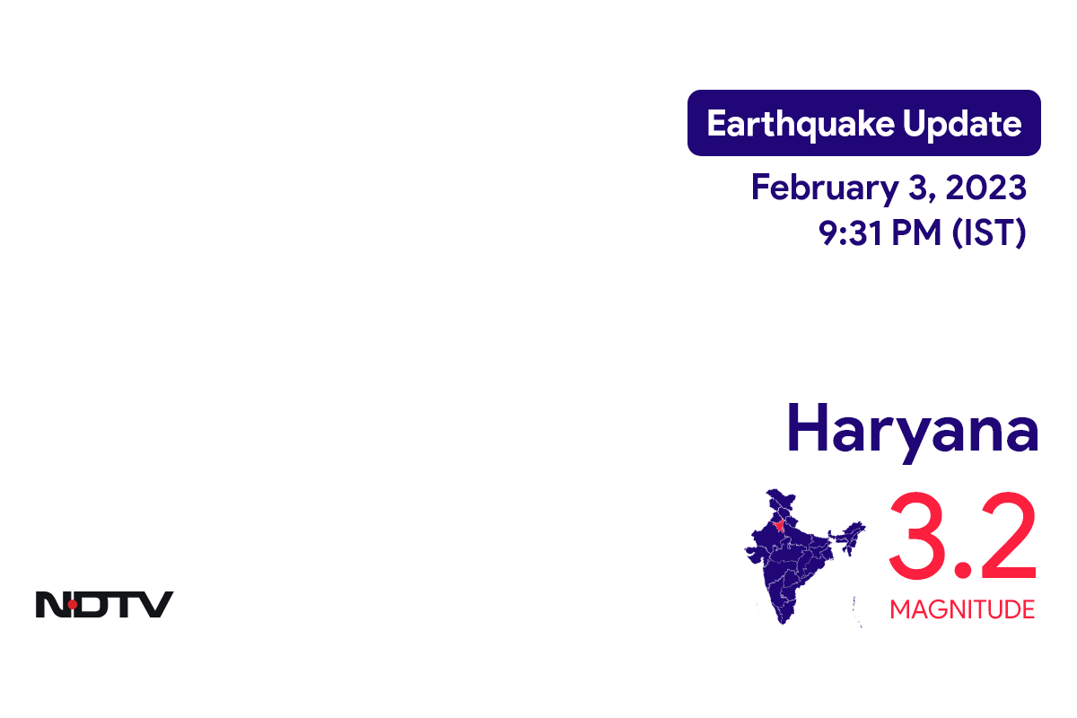 हरियाणा : कुरुक्षेत्र के निकट रिक्टर पैमाने पर 3.2 तीव्रता वाले भूकंप के झटके