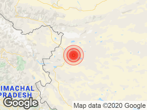 4.1 Earthquake Strikes Near Jammu And Kashmir's Hanley