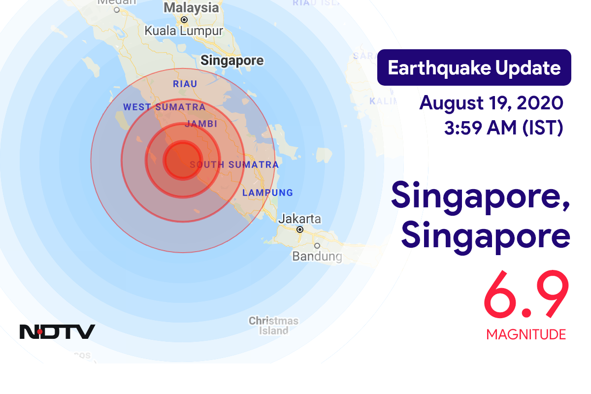 6.9 Earthquake Strikes Near Singapore