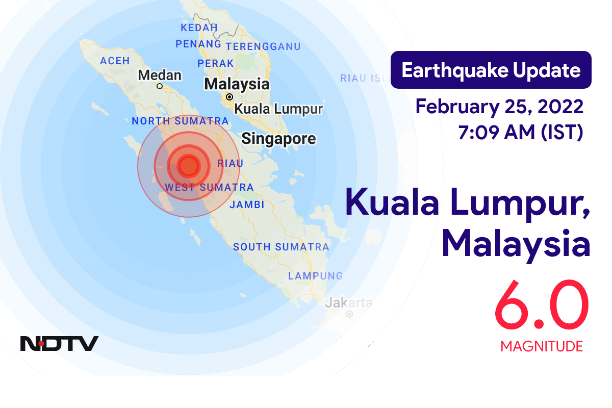 Earthquake With Magnitude 6.0 Strikes Near Kuala Lumpur, Malaysia Earthquake With Magnitude 6.0 Strikes Near Kuala Lumpur, Malaysia