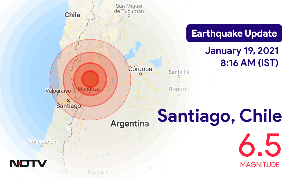 6.5 Earthquake Strikes Near Chile's Santiago