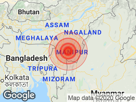 Earthquake In Manipur With Magnitude 5.3 Strikes Near Bishnupur