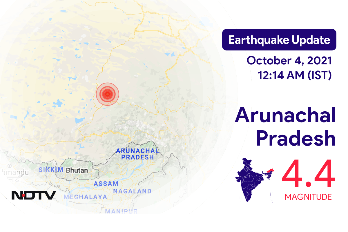 Earthquake in Arunachal Pradesh with Magnitude 4.4 Strikes Near Basar