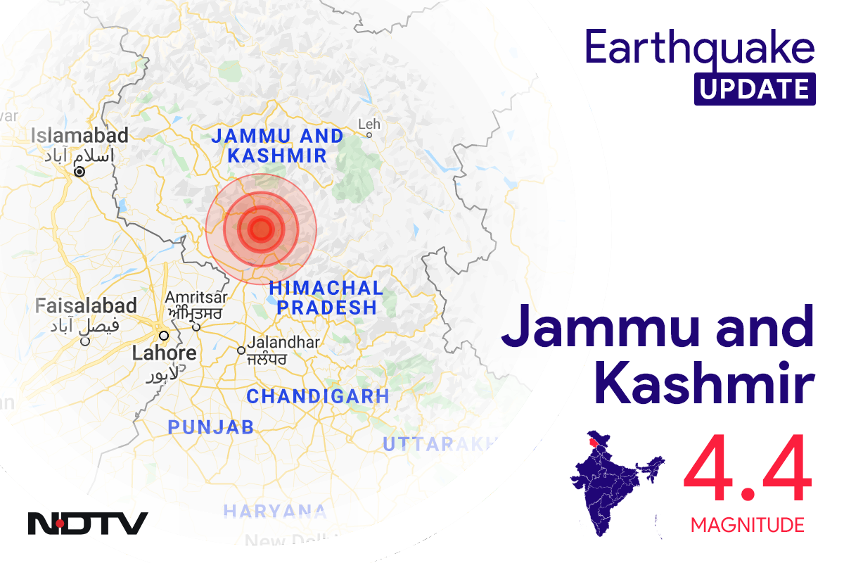 4.4 Magnitude Earthquake Strikes Jammu and Kashmir's Gandoh