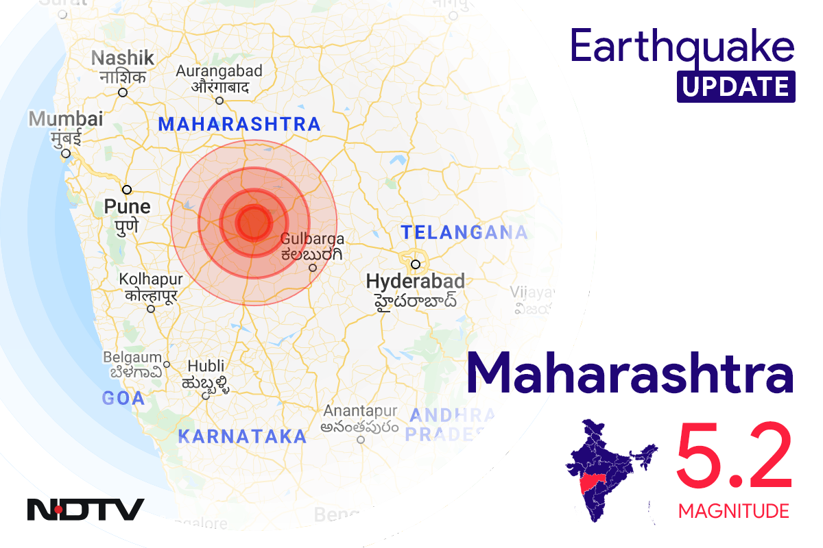 Earthquake In Maharashtra Today With Magnitude 5.2 Earthquake in India