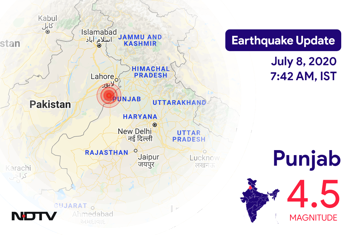 Earthquake In Punjab With Magnitude 4.5 Strikes Near Bathinda
