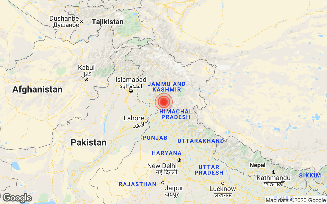 3.6 Magnitude Earthquake Hits Jammu And Kashmir's Gandoh