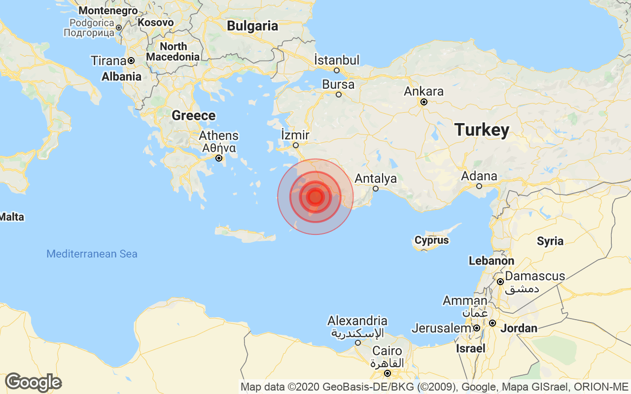 New 5.9 Magnitude Quake Near Greek City Of Larissa