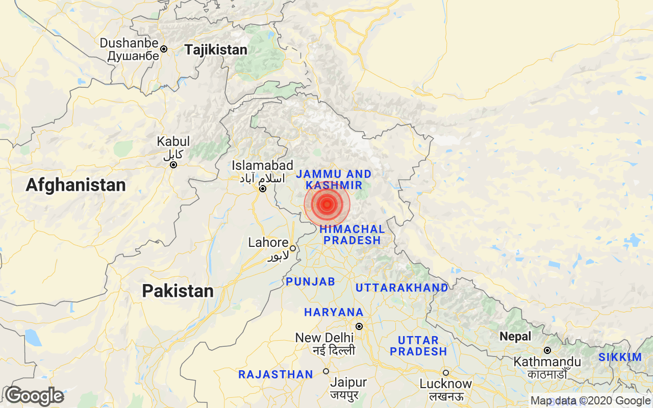 Magnitude 4.0 Earthquake Hits Jammu And Kashmir's Thathri