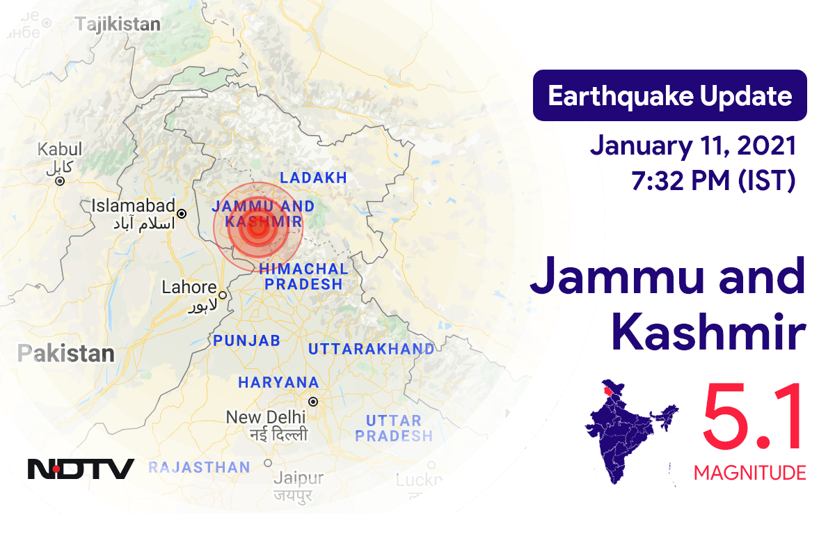 5.1 Intensity Earthquake Hits J&K's Katra