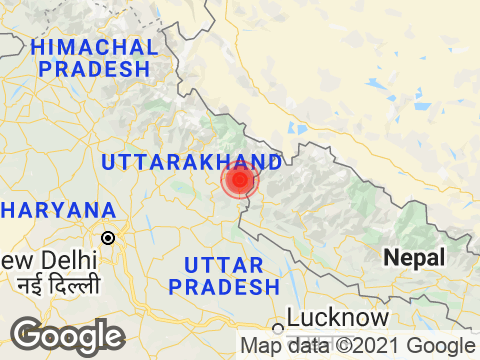 Uttarakhand में Pithoragarh के निकट रिक्टर पैमाने पर 2.8 तीव्रता वाले भूकंप के झटके