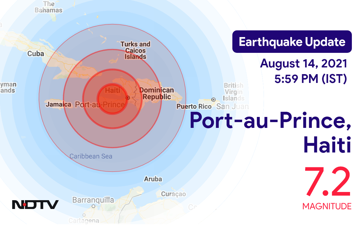 हैती के तटवर्ती क्षेत्र में 7.2 तीव्रता का भूकंप, कई इमारतें गिरी, 29 की मौत
