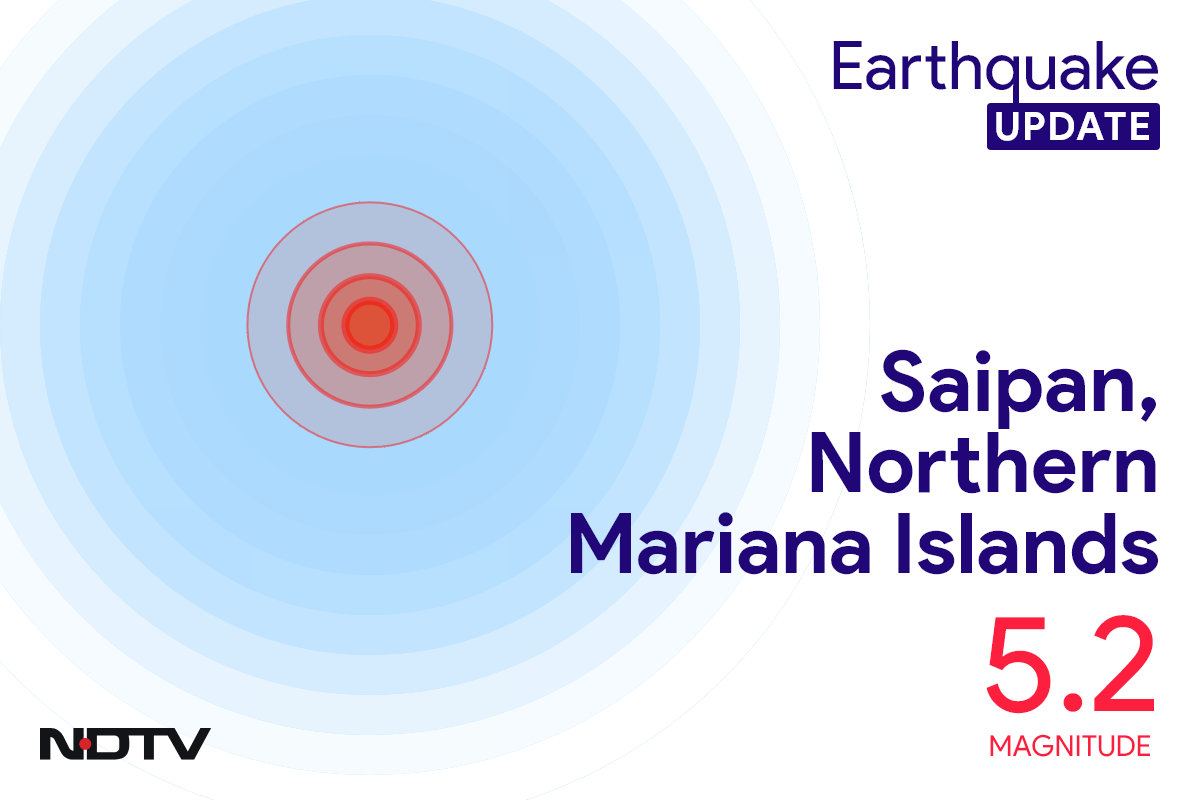 Earthquake With Magnitude 5.2 Strikes Near Saipan, Northern Mariana Islands