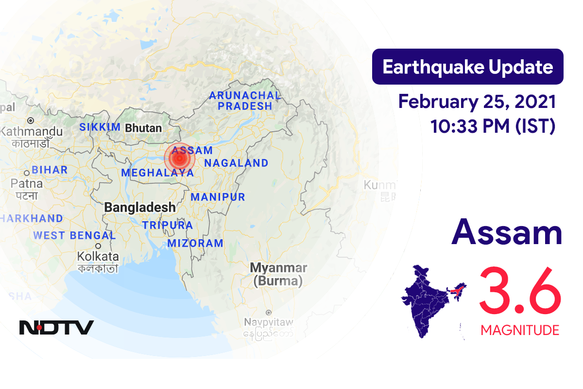 Assam Earthquake Today Tremors Felt Near Guwahati Magnitude 3 6 Quake On Richter Scale
