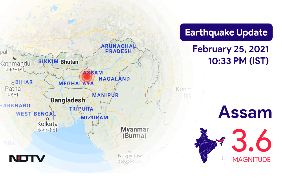 Magnitude 3.6 Earthquake Hits Assam Magnitude 3.6 Earthquake Hits Assam