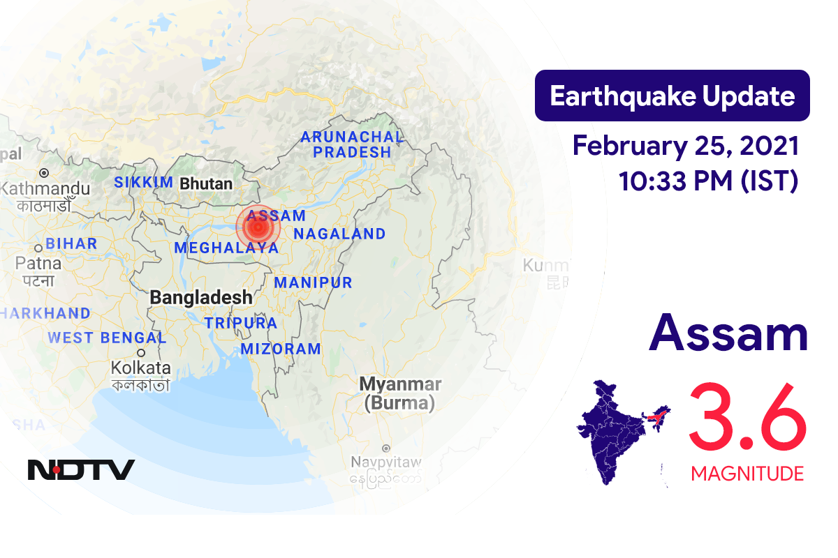 Magnitude 3.6 Earthquake Hits Assam