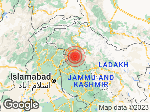 Jammu and Kashmir में Srinagar के निकट रिक्टर पैमाने पर 4.1 तीव्रता वाले भूकंप के झटके