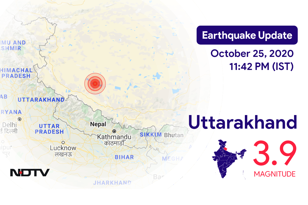 Earthquake In Uttarakhand Today With Magnitude 3 9 Earthquake In India