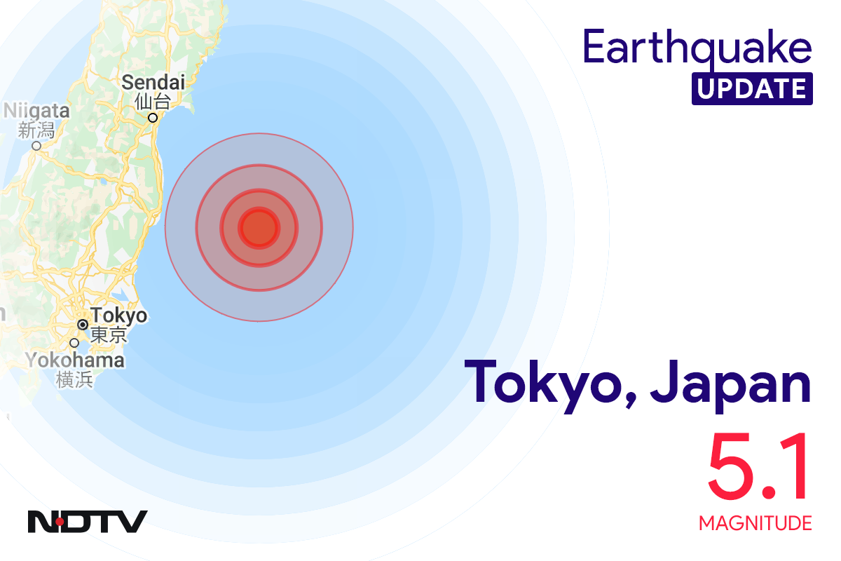 Earthquake With Magnitude 5.1 Strikes Near Tokyo In Japan