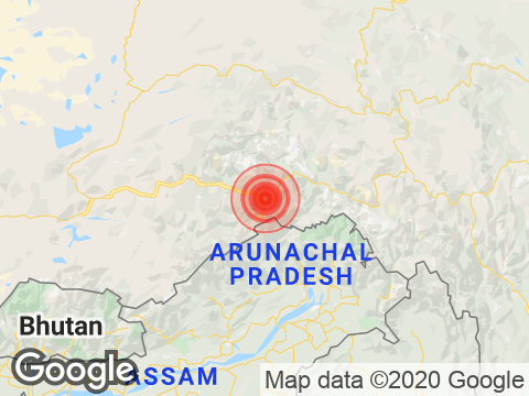 Magnitude 4.1 Earthquake Strikes Arunachal Pradesh's Pangin