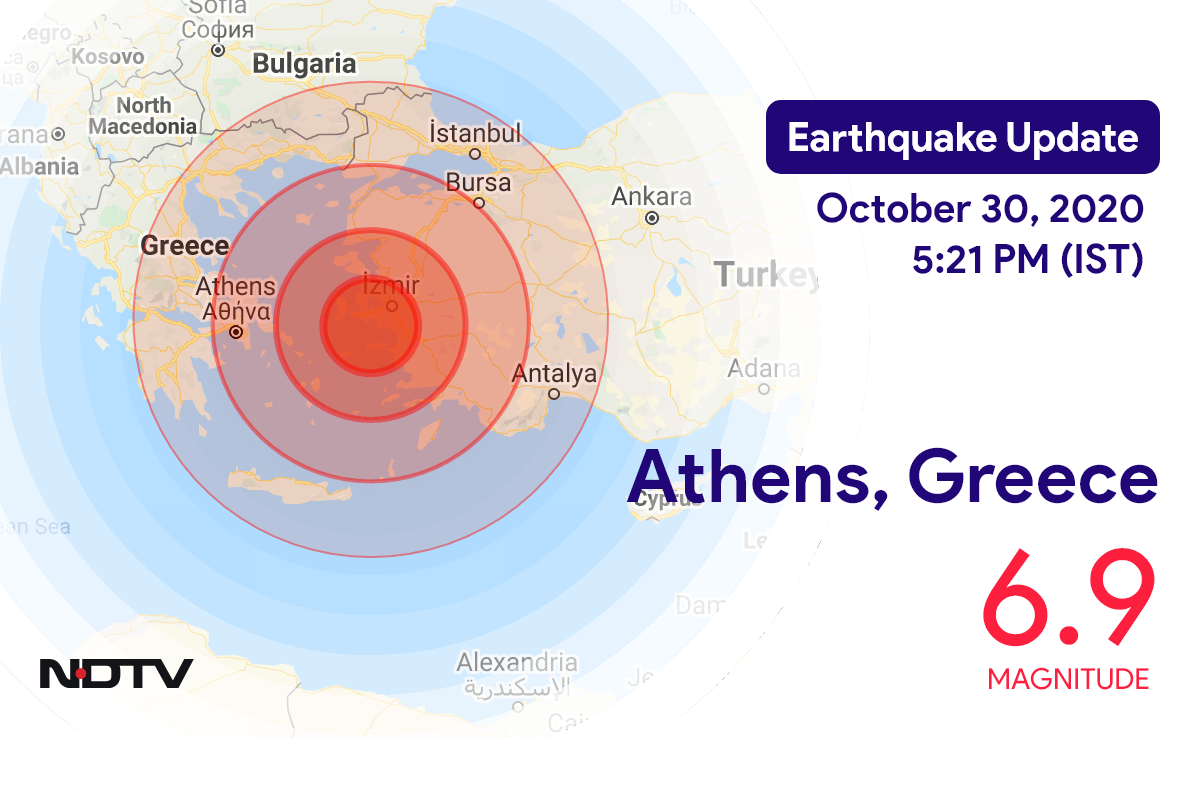 Earthquake With Magnitude 6.9 Strikes Near Athens, Greece