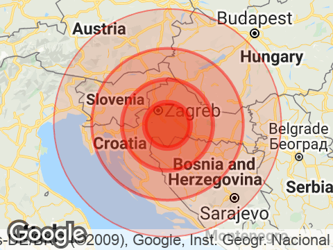 Earthquake With Magnitude 6.2 Strikes Near Zagreb, Croatia