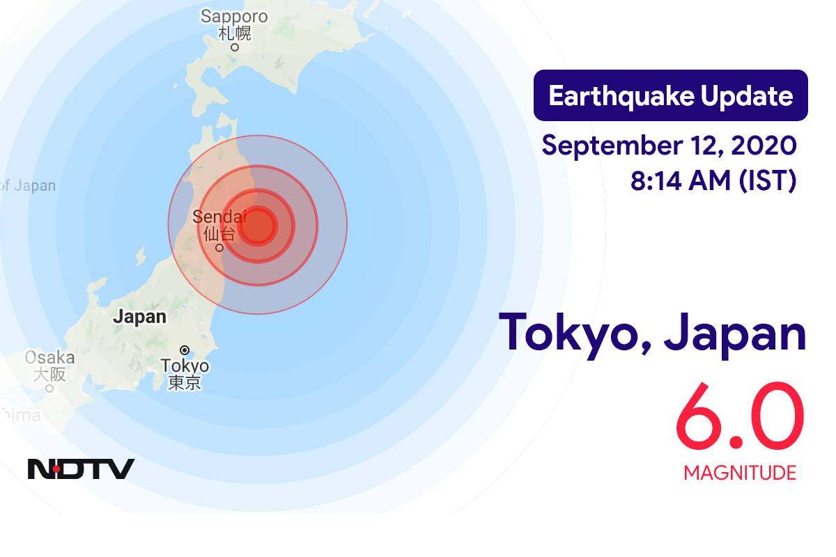 Earthquake With Magnitude 6.0 Strikes Near Tokyo, Japan