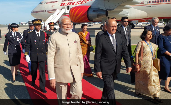 pm modi france visit live