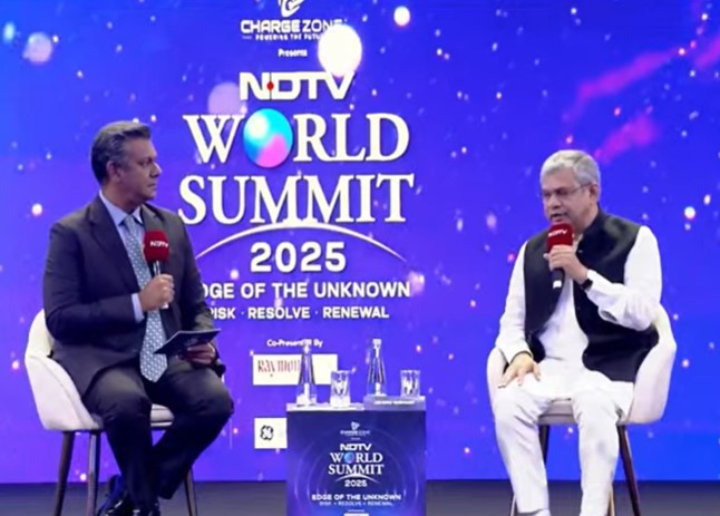 NDTV World Summit 2025: डीपीआई में भारत के लिए अगली बड़ी चीज़ क्या है? रेल मंत्री ने दिया ये जवाब&nbsp;