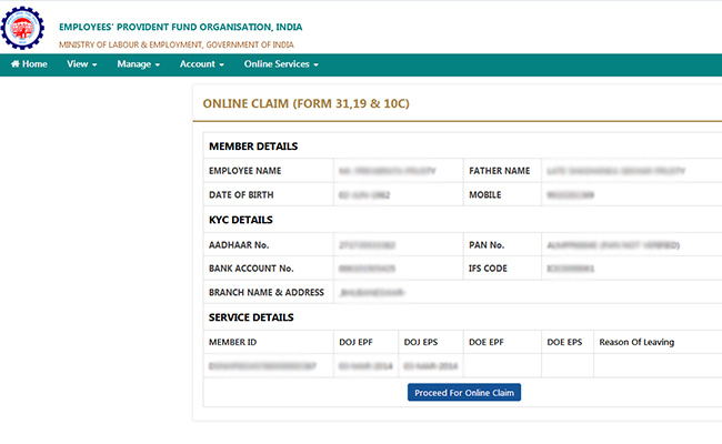 Epf Advance Partial Withdrawal How To Apply Online And Other Details