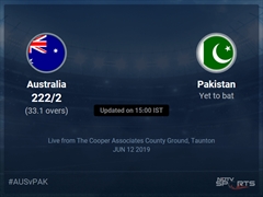 Pakistan vs Australia Live Score, Over 26 to 30 Latest Cricket Score, Updates