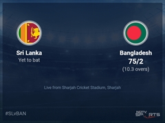 Sri Lanka vs Bangladesh Live Score Ball by Ball, ICC T20 World Cup 2021 Live Cricket Score Of Today's Match on NDTV Sports