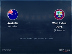 Australia vs West Indies Live Score Ball by Ball, ICC T20 World Cup 2021 Live Cricket Score Of Today's Match on NDTV Sports