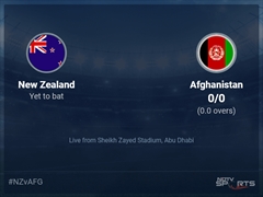 New Zealand vs Afghanistan: ICC T20 World Cup 2021 Live Cricket Score, Live Score Of Today's Match on NDTV Sports