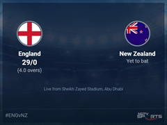 England vs New Zealand Live Score Ball by Ball, ICC T20 World Cup 2021 Live Cricket Score Of Today's Match on NDTV Sports