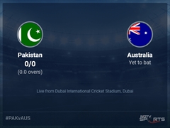 Pakistan vs Australia Live Score Ball by Ball, ICC T20 World Cup 2021 Live Cricket Score Of Today's Match on NDTV Sports
