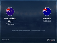 New Zealand vs Australia Live Score Ball by Ball, ICC T20 World Cup 2021 Live Cricket Score Of Today's Match on NDTV Sports