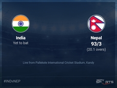 India vs Nepal Live Score Ball by Ball, Asia Cup 2023 Live Cricket Score Of Today's Match on NDTV Sports