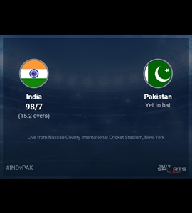 India vs Pakistan: T20 World Cup 2024 Live Cricket Score, Live Score Of Todays Match on NDTV Sports