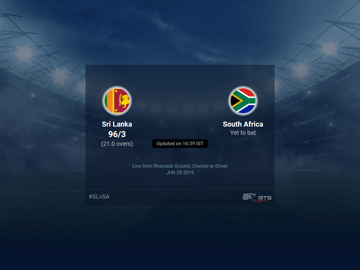 Sri Lanka Vs South Africa Live Score Over Match 35 Odi 16 20 Updates Cricket News 8115