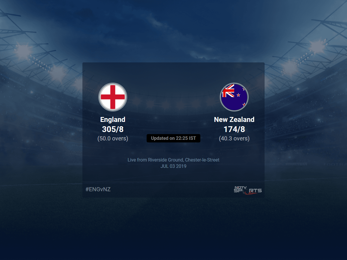 New Zealand vs England Live Score, Over 36 to 40 Latest Cricket Score, Updates