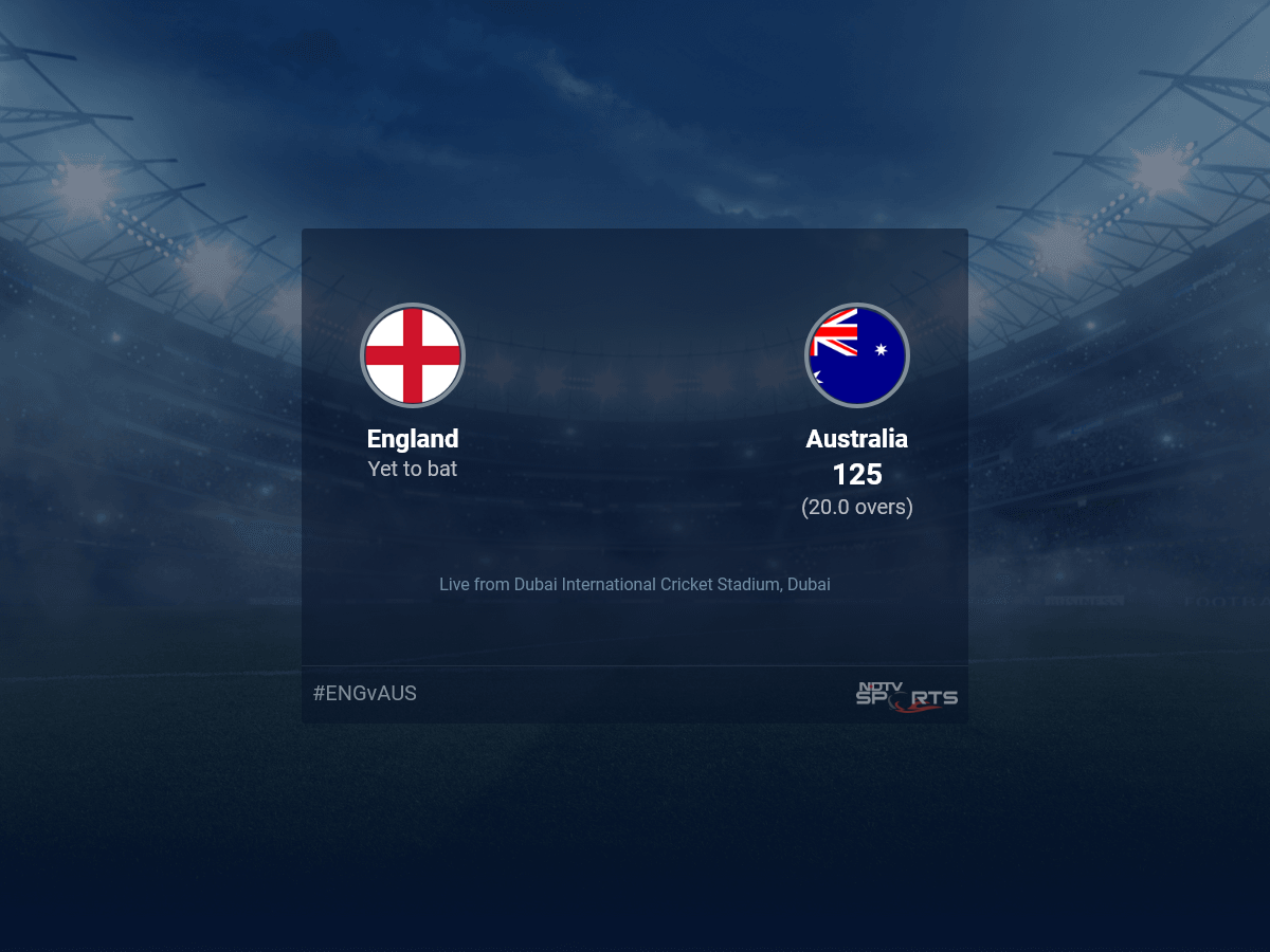 England vs Australia live score over Super 12