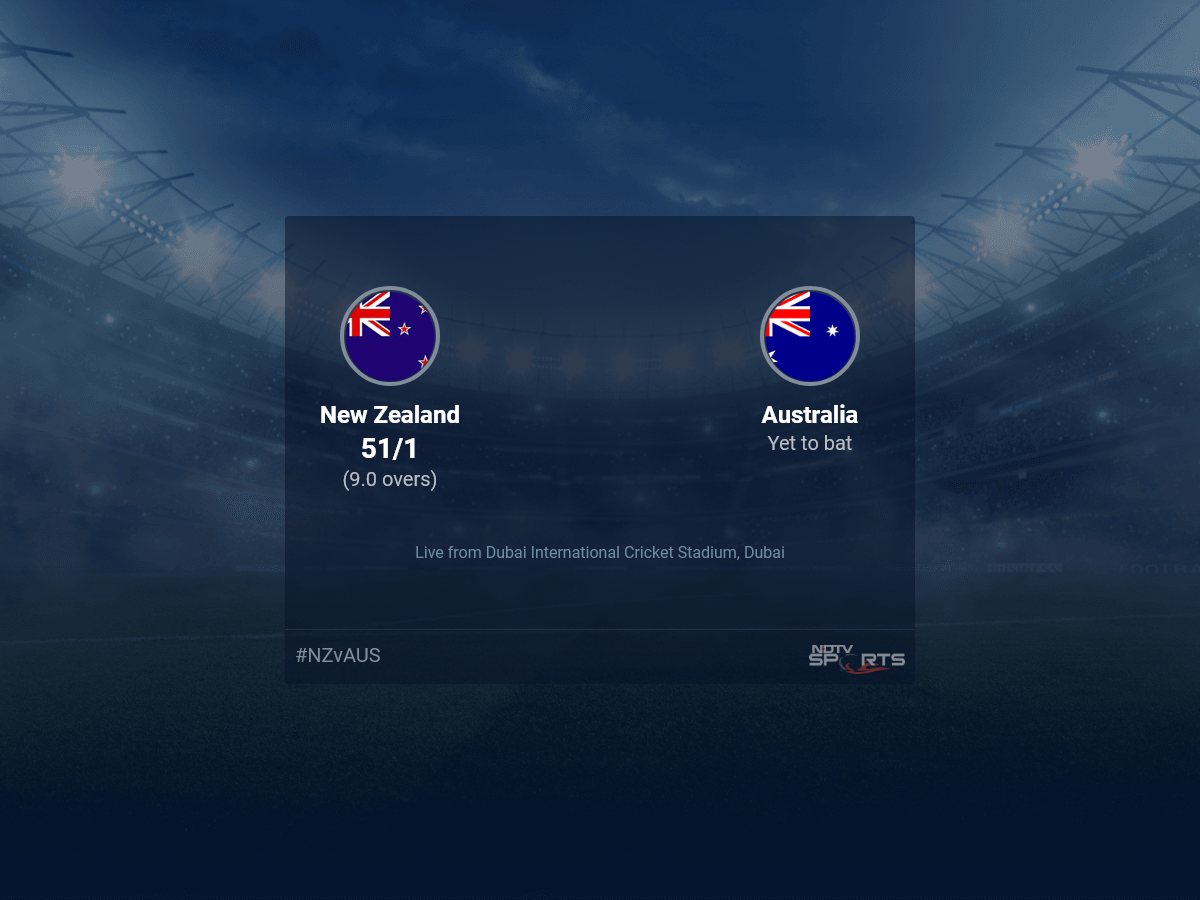 Selandia Baru vs Australia Live Score Bola demi Bola, ICC T20 World Cup 2021 Live Cricket Score Pertandingan Hari Ini di NDTV Sports