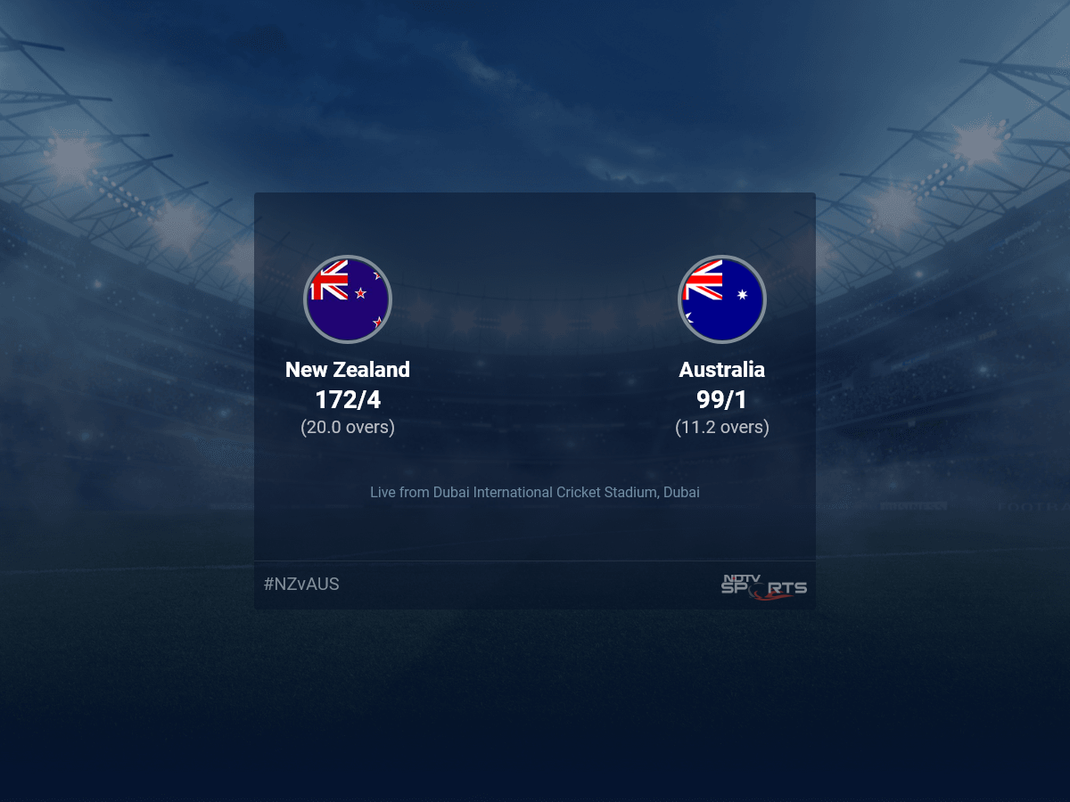 Selandia Baru vs Australia Live Score Bola demi Bola, ICC T20 World Cup 2021 Live Cricket Score Pertandingan Hari Ini di NDTV Sports