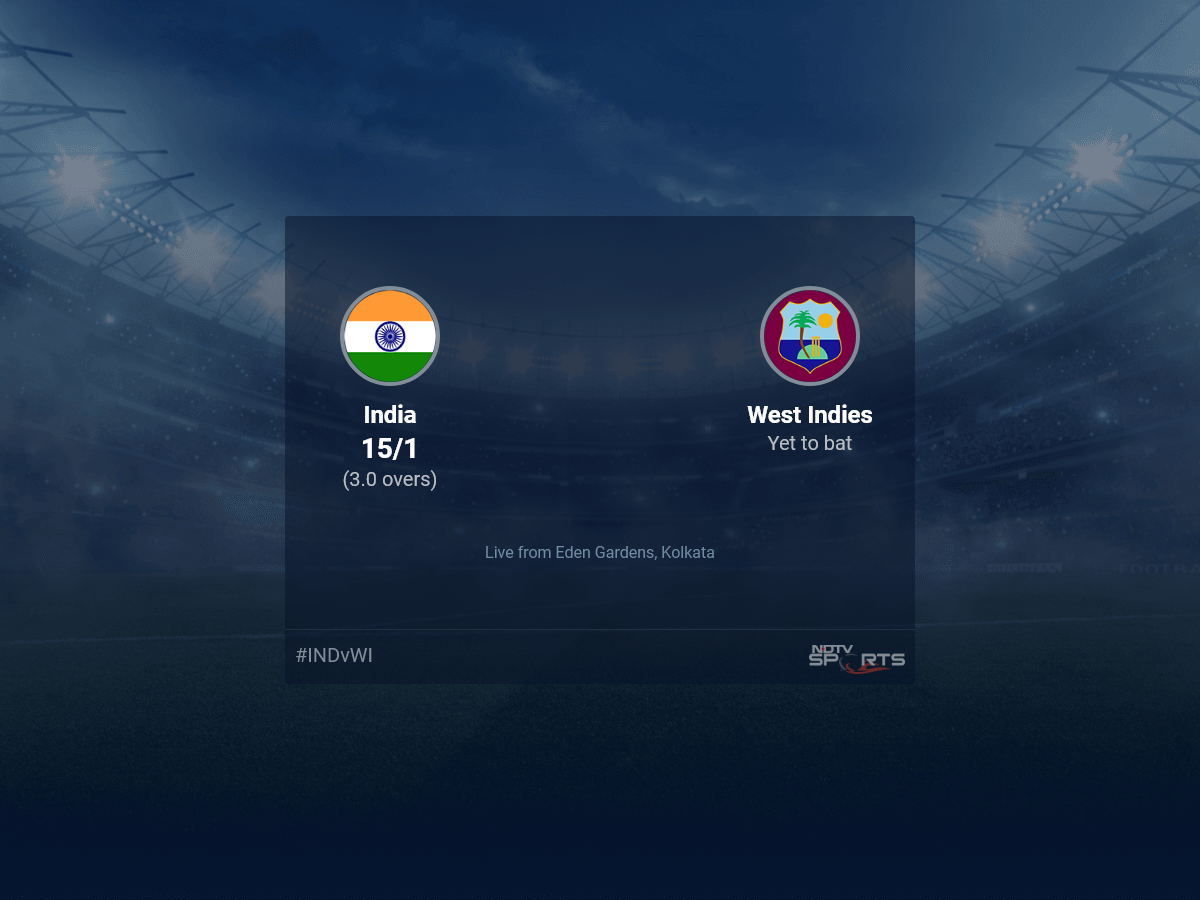 India vs West Indies live score over 3rd T20I T20 1 5 updates | Cricket News